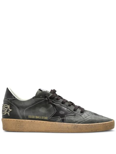 Golden Goose BALL STAR SNEAKERS IN DISTRESSED LEATHER