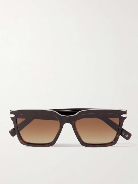 Dior DiorBlackSuit S3I Square-Frame Tortoiseshell Acetate Sunglasses