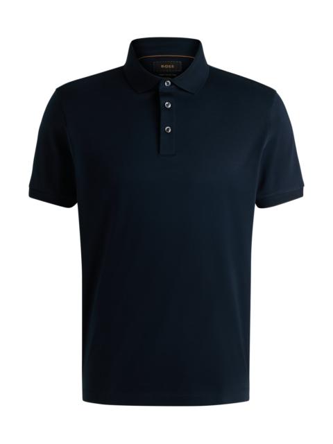 BOSS REGULAR-FIT POLO SHIRT IN MERCERIZED COTTON