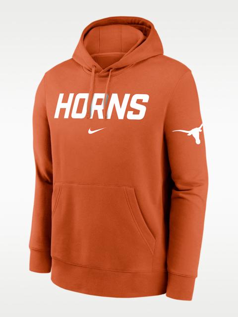 Nike Texas Club 2-Hit Nickname Men's Nike College Pullover Hoodie
