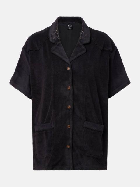 THE UPSIDE Saddle Up cotton-blend terry shirt