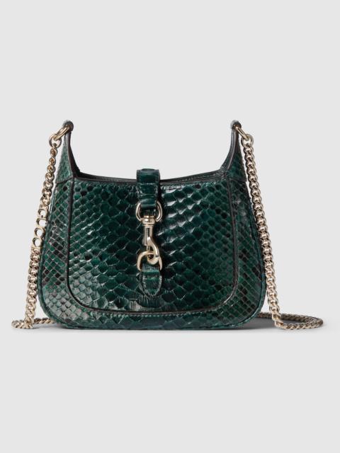 GUCCI Gucci Jackie Notte mini python bag