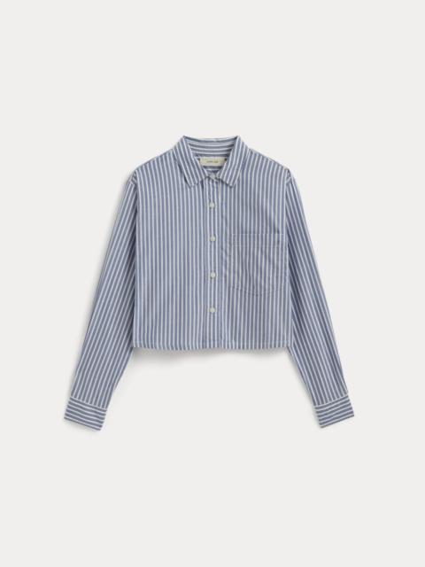 EVERLANE THE WAY-SHORT SHIRT IN SILKY COTTON