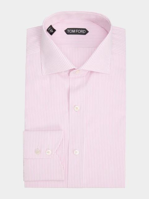 TOM FORD Men's Striped Cotton Dress Shirt