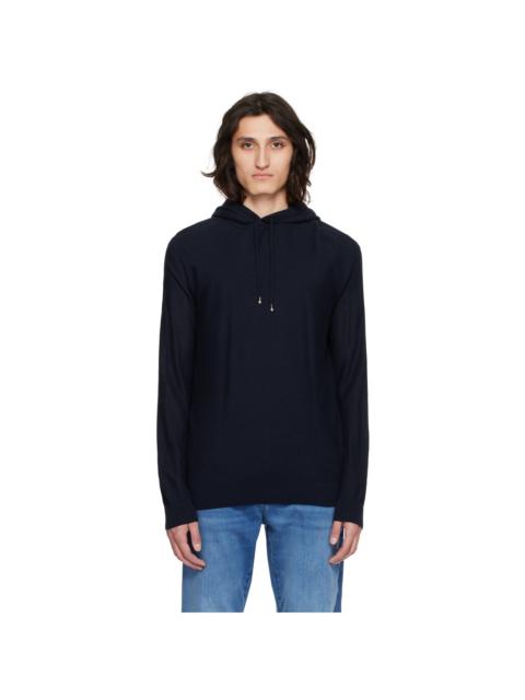 BOSS Blue Drawstring Hoodie
