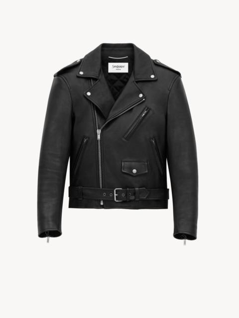 SAINT LAURENT lambskin denim jacket | REVERSIBLE