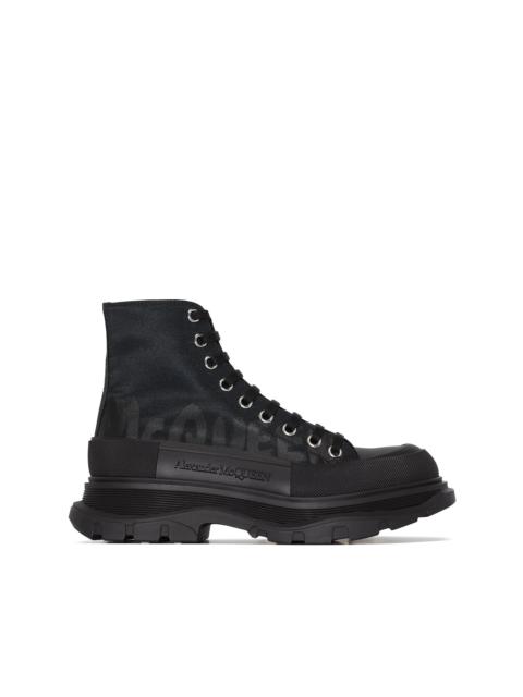 Alexander McQueen Tread Slick lace-up boots