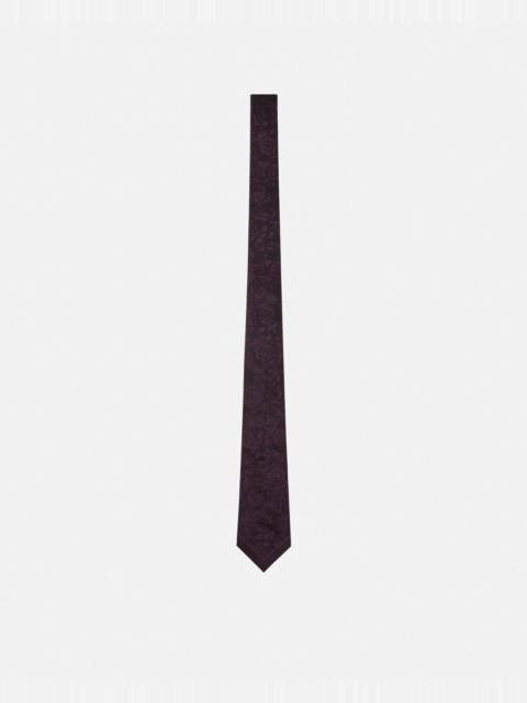 VERSACE Barocco Jacquard Silk Tie