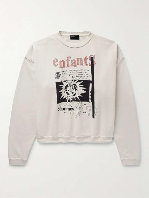 Enfants Riches Déprimés Logo-Print Cotton-Jersey Sweatshirt