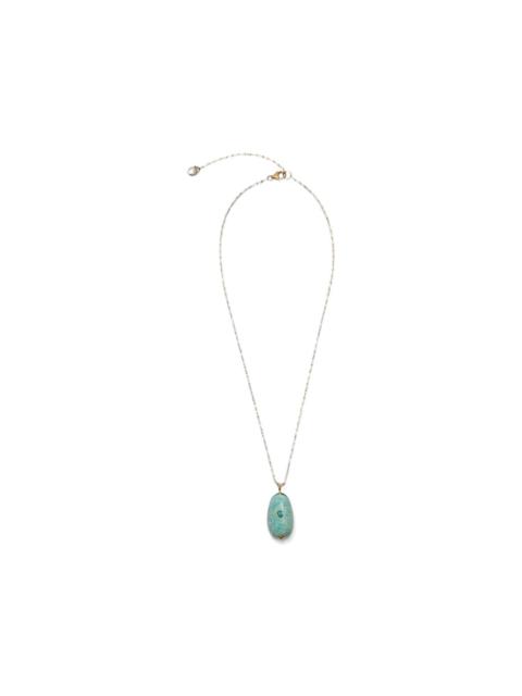 LIZZIE FORTUNATO Darya stone-pendant necklace