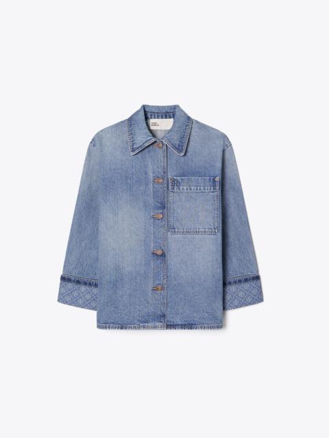 TORY BURCH Denim Barn Jacket