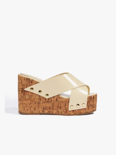 SCHUTZ Serena Leather Wedge Sandal