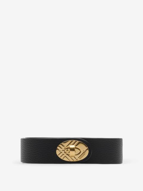 Burberry Leather Cotswolds Belt