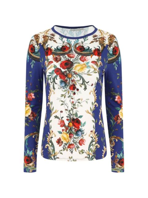 Alice + Olivia Delaina floral-print T-shirt