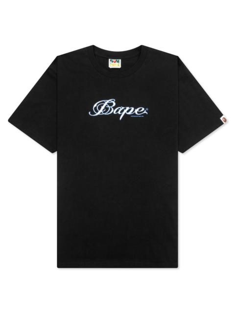 LOGO RELAXED FIT TEE - BLACK