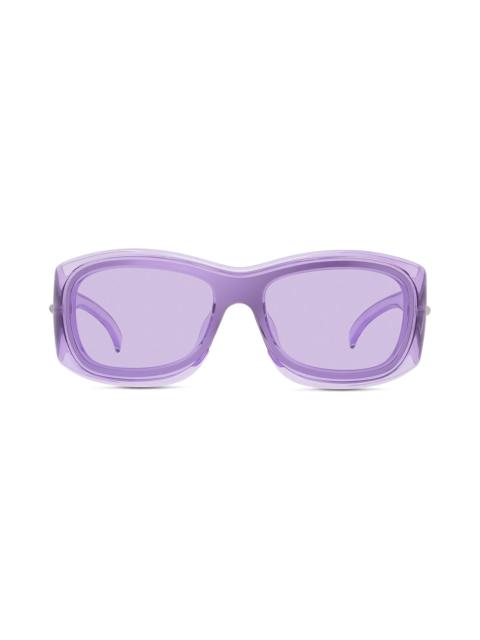 Oval Sunglasses in Shiny Violet /Violet