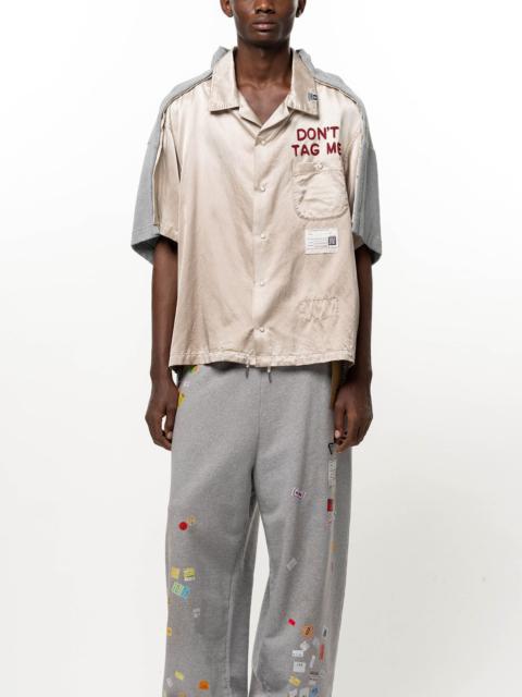 Maison MIHARAYASUHIRO Front Back Docking Short Sleeve Shirt