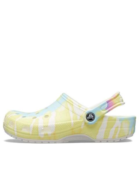 crocs Crocs Classic Clog Tie Dye Beach Sandals Multi-Color Unisex 205453-94S