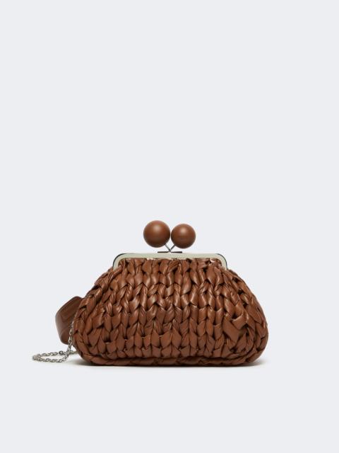 WEEKEND Max Mara Medium nappa leather tricot Pasticcino Bag - TOBACCO