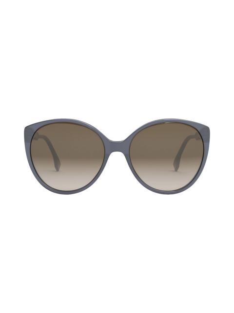 'Fendi Fine 59mm Round Sunglasses