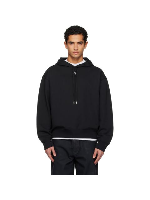 Marine Serre Black Moon Logo Hoodie