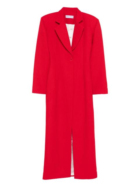 ROWEN ROSE tuxedo maxi dress
