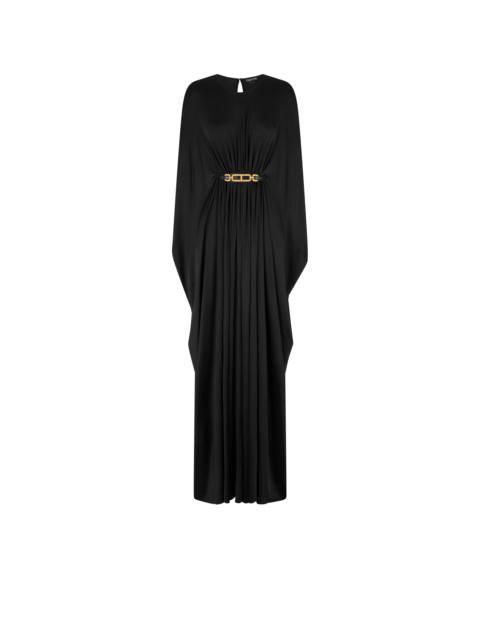 VISCOSE SATIN STRETCH JERSEY KAFTAN