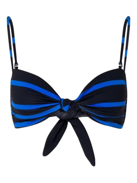 CALA de la CRUZ Lara striped bikini top