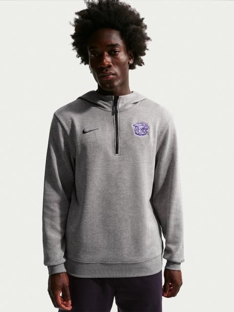 Nike Kansas State Wildcats Nike NCAA Men's Basketball Coaches' Pullover Hoodie