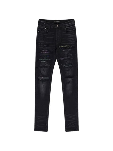 AMIRI rainbow paisley thrasher jeans