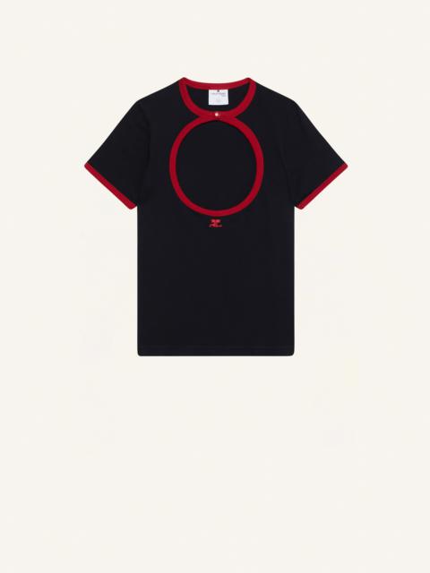 T-SHIRT CIRCLE CONSTRAST