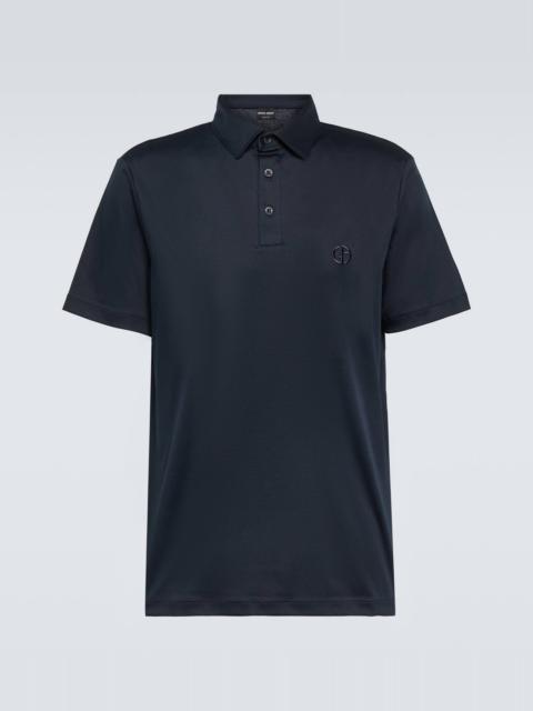 GIORGIO ARMANI Cotton polo shirt