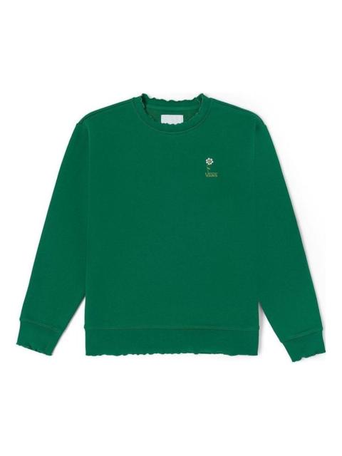 Vans (WMNS) Vans Anaheim Floral Crew Sweatshirt 'Green' VN000449Y5L