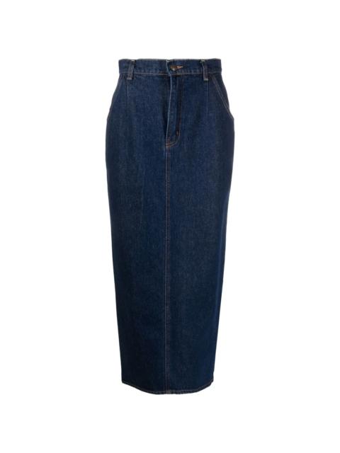 MAGDA BUTRYM Tima denim midi skirt