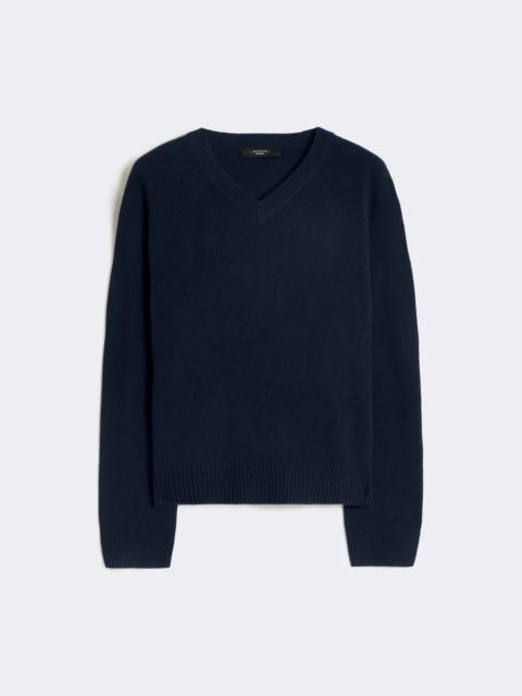 WEEKEND Max Mara Cashmere V-neck sweater - NAVY