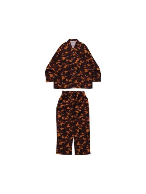 A BATHING APE® BAPE Valentine Chocolate Camo Pajamas 'Brown'