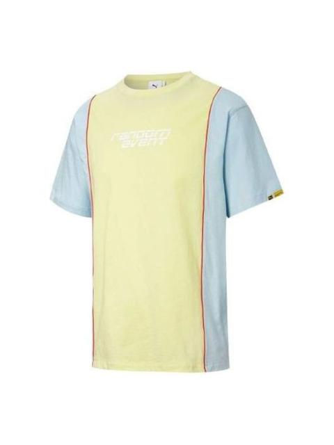 PUMA PUMA x Randomevent Tee 'Yellow Blue White' 598070-31