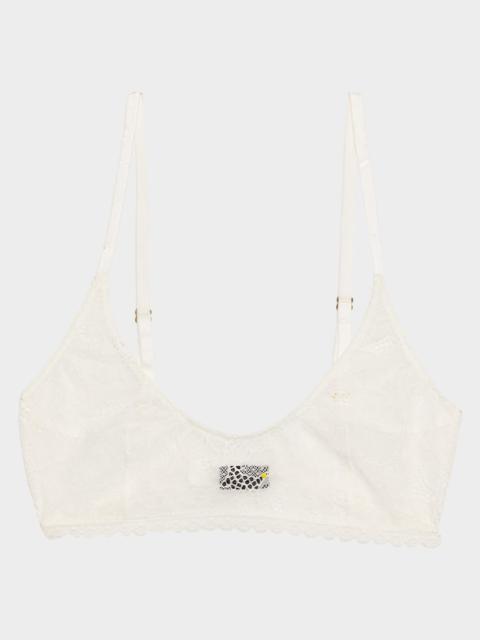 KIKI DE MONTPARNASSE Dahlia Floral Lace Soft Bra