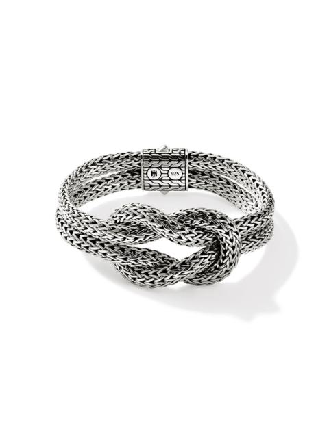 Love Knot Bracelet, Sterling Silver, 13MM