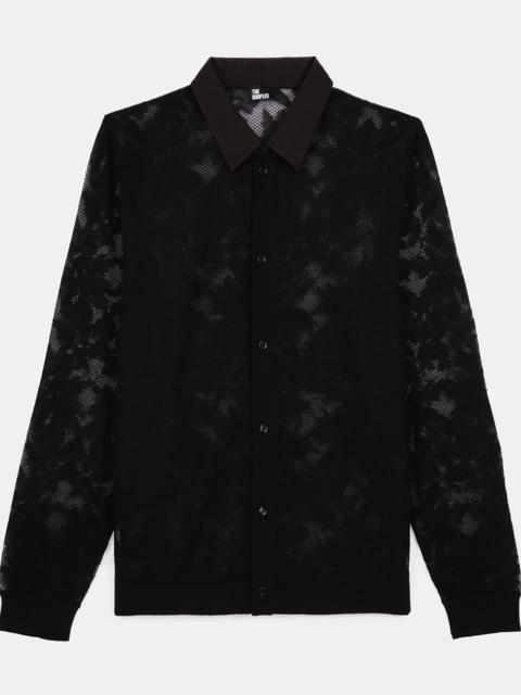 The Kooples BLACK LACE SHIRT