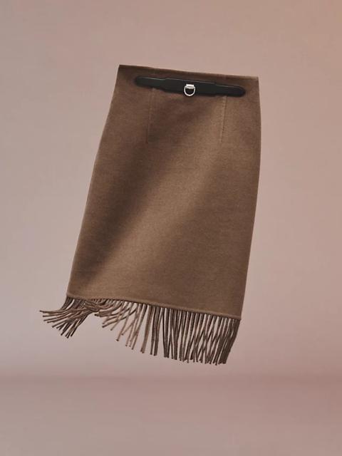 Hermès Fringe skirt