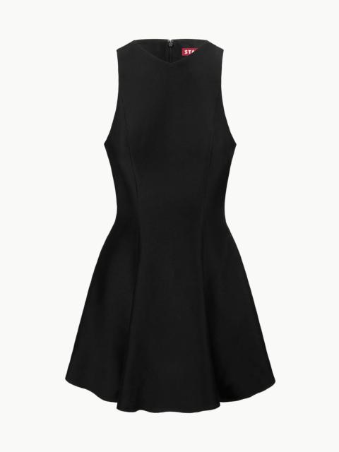 STAUD MINI HEIKE DRESS BLACK