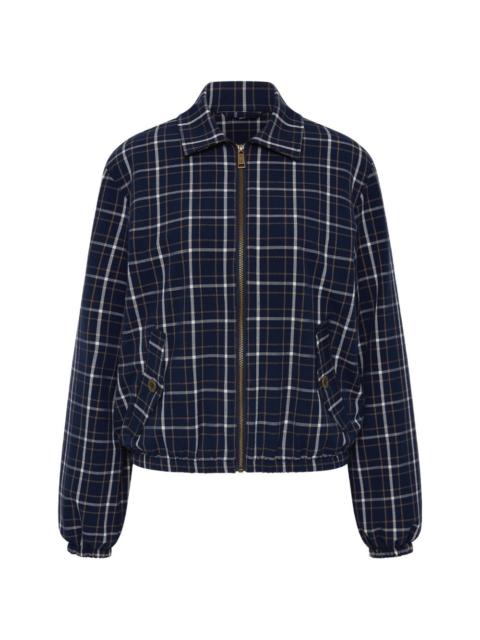 THE UPSIDE Valencia Lexi collared check jacket