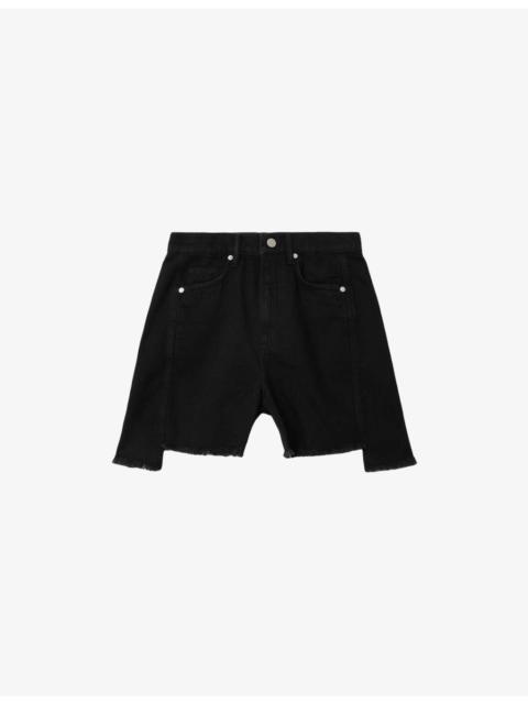 ALLSAINTS Frankie High-Rise Denim Shorts