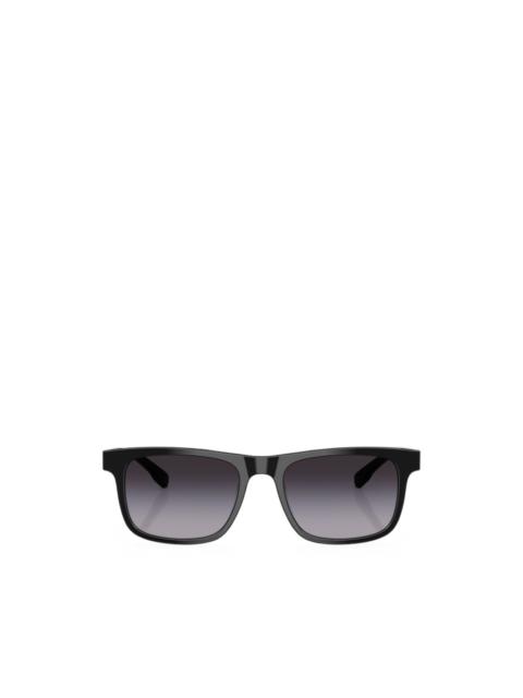 Brooks Brothers rectangle-frame sunglasses