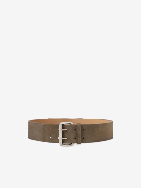 Ralph Lauren double-prong suede belt