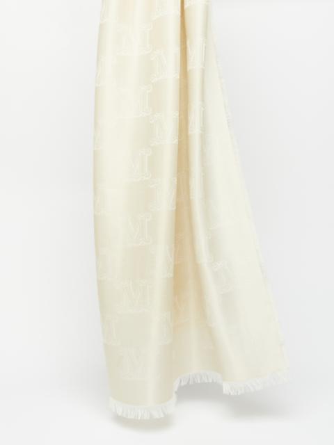 Max Mara WHISKY Silk, wool and cashmere-blend stole