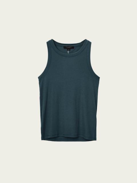 ALLSAINTS RINA CREW NECK SLEEVELESS TANK TOP