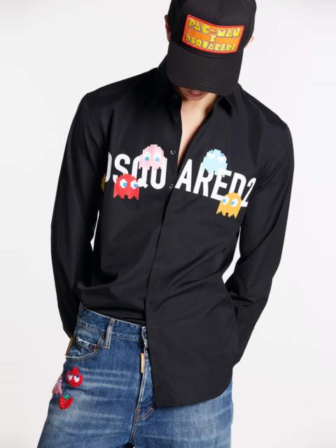 DSQUARED2 PAC-MAN RELAXED DAN SHIRT