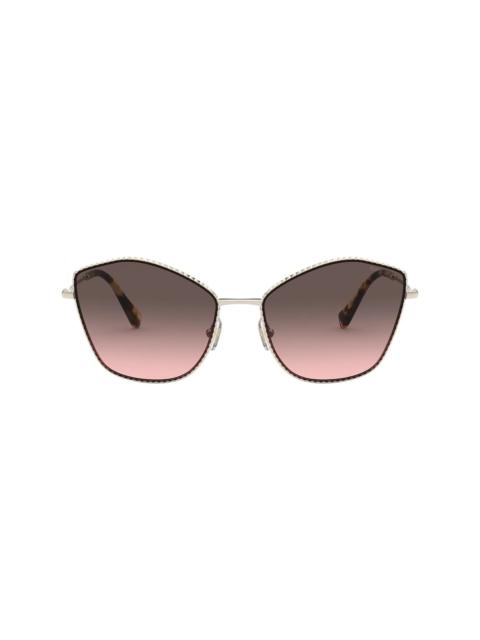 Miu Miu oversize-frame gradient sunglasses